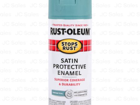 WHOLESALE RUSTOLEUM PROTEC ENAMEL STOPS RUST TEAL 12-OZ SOLD BY CASE Discount