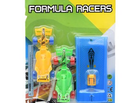 WHOLESALE FORMULA RACERS WITH LAUNCHER ASST COL 2-PC SOLD BY CASE Discount