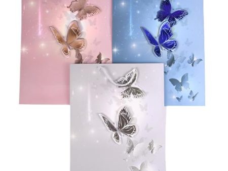 NEW WHOLESALE GIFT BAG BUTTERFLY ASSORTED COLORS LARGE SOLD BY CASE For Discount