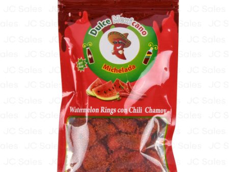 NEW WHOLESALE WATERMELON RINGS CHILI CHAMOY 8-OZ SOLD BY CASE For Discount