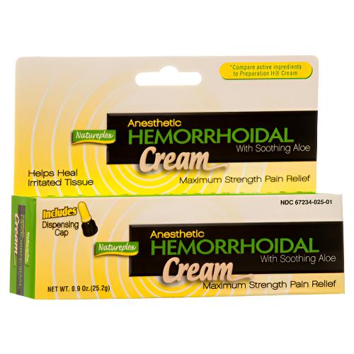 WHOLESALE NATUREPLEX HEMORRHOIDAL CREAM W DISPENSING CAP 0.9 OZ SOLD BY CASE Online