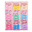 NEW WHOLESALE FASHION GIRLS HAIR BOW  CLIPS ASST 10-CT SOLD BY CASE For Cheap