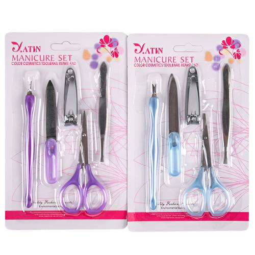 WHOLESALE MANICURE SET 5PC ASST COLOR SOLD BY CASE Online Sale