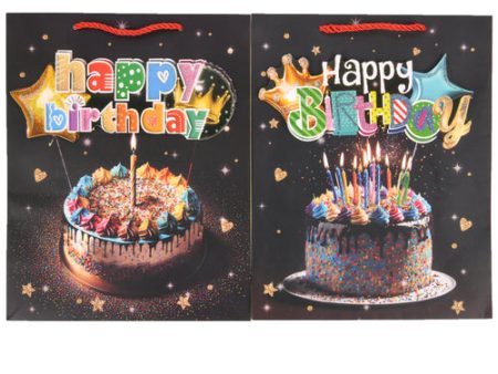 NEW WHOLESALE GIFT BAG MEDIUM 3D POP OUT HAPPY BIRTHDAY ASST DESIGNS SOLD BY CASE Online now