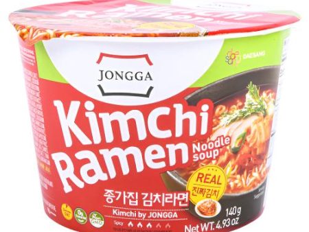 WHOLESALE JONGGA KIMCHI RAMEN NOODLE SOUP 4.93-OZ SOLD BY CASE For Discount