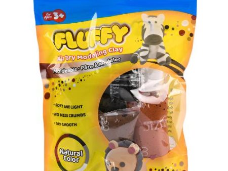 WHOLESALE BAZIC FLUFFY AIR DRY MODELING CLAY NATURAL COL 3-OZ SOLD BY CASE Fashion