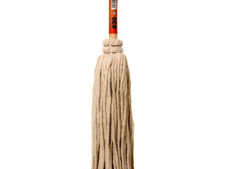 WHOLESALE COTTON MOP #20 W  NATURAL STICK SOLD BY CASE on Sale