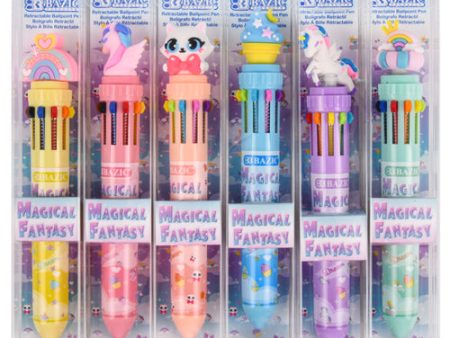 NEW WHOLESALE BAZIC MAGICAL FANTASY SERIES 10 COLOR PEN SOLD BY CASE Sale