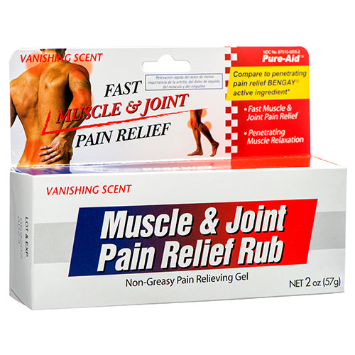 WHOLESALE PURE AID MUSCLE & JOINT PAIN RELIEF SOLD BY CASE Online