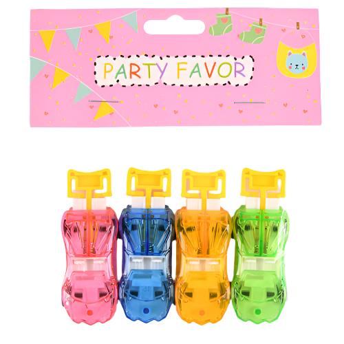 NEW WHOLESALE PARTY FAVOR CARS ASST 4PC SOLD BY CASE Fashion