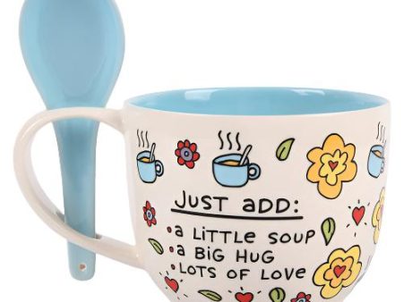 WHOLESALE CERAMIC MUG W  SPOON MOMMY MAKES SOLD BY CASE Supply