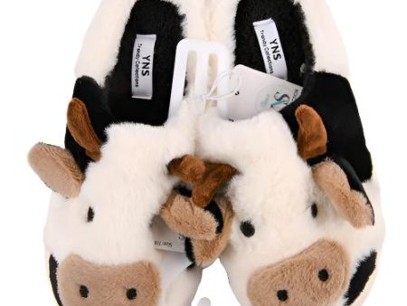 WHOLESALE HW INDOOR COW SLIPPERS SIZE 5-10 SOLD BY CASE Online Sale