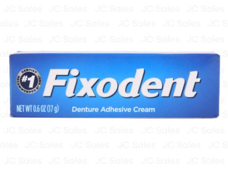 WHOLESALE FIXODENT DENTURE ADHESIVE CREAM 0.6 OZ SOLD BY CASE For Sale