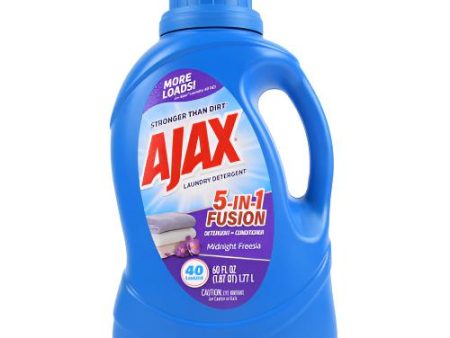 WHOLESALE AJAX LAUNDRY 5 IN 1 FUSION MIDNIGHT FREESIA 60 OZ SOLD BY CASE Online now