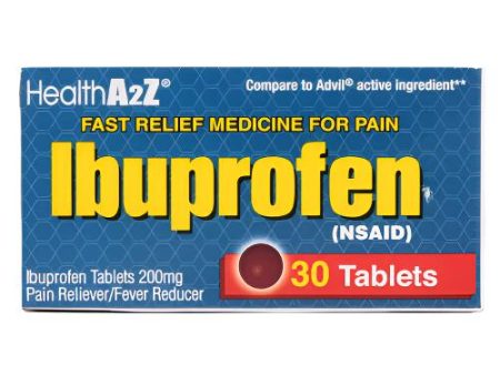 WHOLESALE HEALTHA2Z IBUPROFEN 200MG 24 BROWN TABLETS SOLD BY CASE Online now