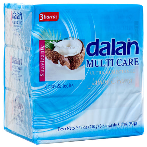 WHOLESALE DALAN BAR SOAP COCONUT & MILK 3 PK X 3.2 OZ SOLD BY CASE Sale