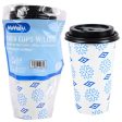 WHOLESALE NUVALU PAPER CUP PRINTED W LID 16 OZ. 6CT SOLD BY CASE Online Sale