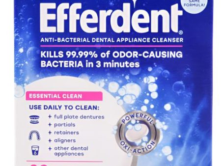 WHOLESALE EFFERDENT DENTURE CLEANSER TABLETS 20 CT SOLD BY CASE Cheap