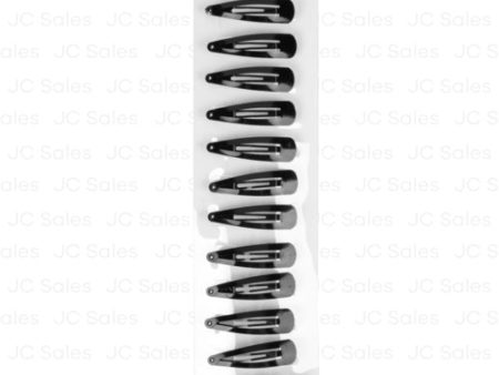 WHOLESALE HAIR METAL CLIPS BLACK 12-CT SOLD BY CASE Online Sale