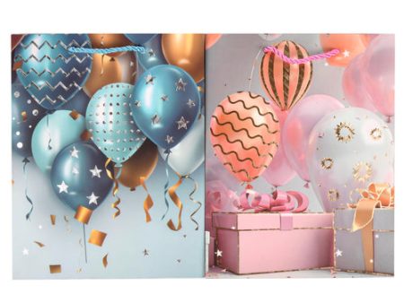 NEW WHOLESALE GIFT BAG BALLOONS SMALL ASSORTED COLORS SOLD BY CASE Online Sale