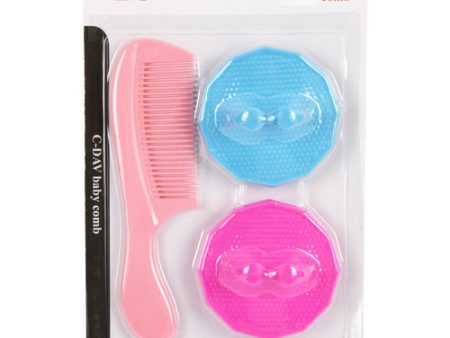 WHOLESALE HAIR BRUSH W  2PC COMB SOLD BY CASE Online