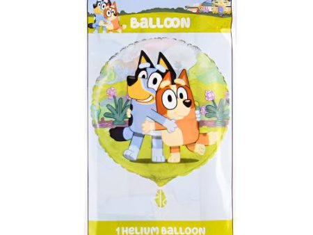 WHOLESALE BLUEY & BINGO ROUND FOIL BALLOON 18 SOLD BY CASE Sale