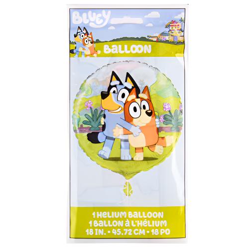 WHOLESALE BLUEY & BINGO ROUND FOIL BALLOON 18 SOLD BY CASE Sale