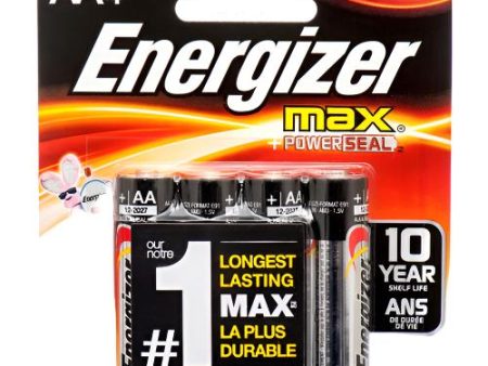 WHOLESALE ENERGIZER BATTERY AA-4PK SOLD BY CASE Hot on Sale