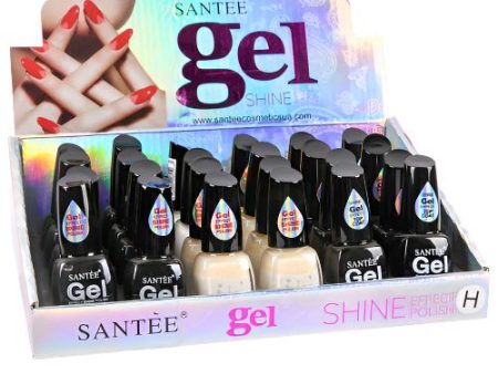 WHOLESALE SANTEE GEL SHINE EFFECT NAIL POLISH ASST SOLD BY CASE Online Sale