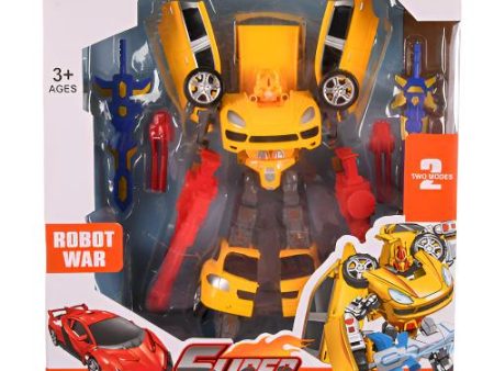 NEW WHOLESALE TRANSFORMING ROBOT W ACCESSORIES 8.5 SOLD BY CASE Online now