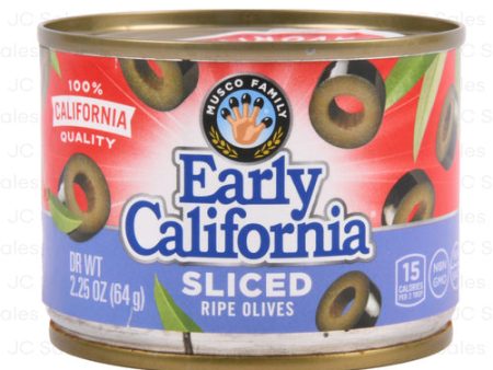 WHOLESALE EARLY CALIFORNIA SLICED RIPE OLIVES 2.25-OZ SOLD BY CASE For Cheap