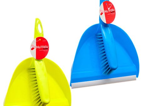 WHOLESALE NUVALU DUSTPAN W BRUSH DELUXE SOLD BY CASE Online Hot Sale