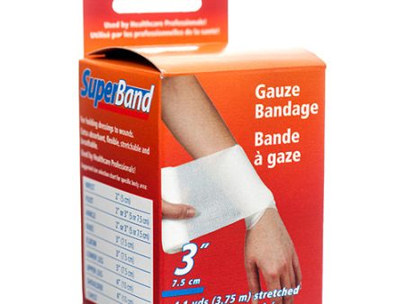 WHOLESALE SUPERBAND GAUZE BANDAGE 3 SOLD BY CASE Online now