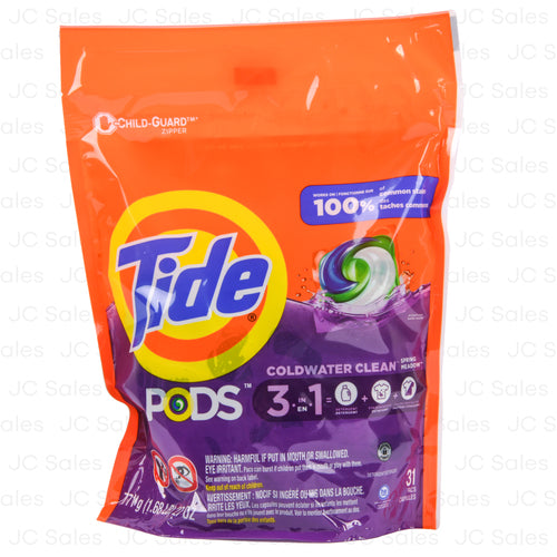 WHOLESALE TIDE PODS 3 IN 1 COLDWATER 35 CT SOLD BY CASE Fashion