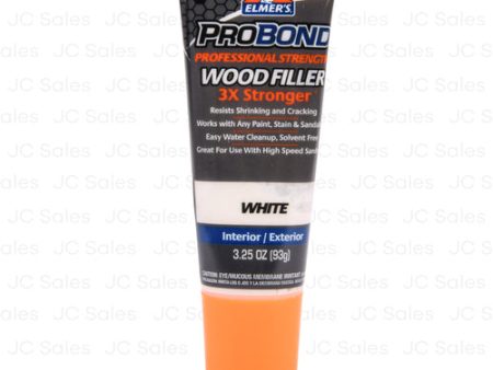 WHOLESALE PROBOND WHITE WOOD FILLER 3.25-OZ SOLD BY CASE Hot on Sale