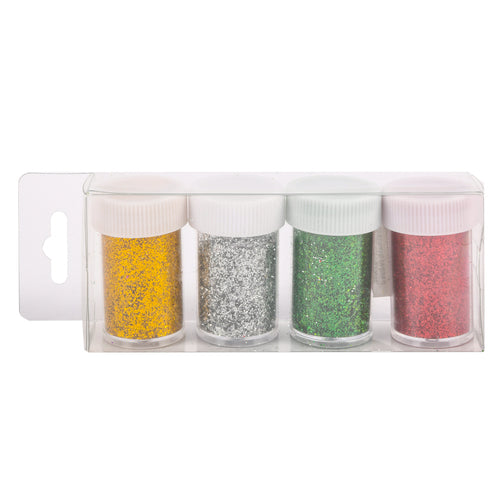 WHOLESALE GLITTER SHAKER 4PK ASST COLOR SOLD BY CASE Discount