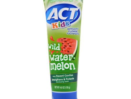 WHOLESALE ACT KIDS TOOTHPASTE WATERMELON 4.6 OZ SOLD BY CASE Supply