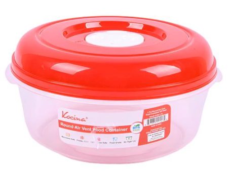 WHOLESALE KOCINA RND AIR VENT CONTAINER ASST 1.7LT SOLD BY CASE Online