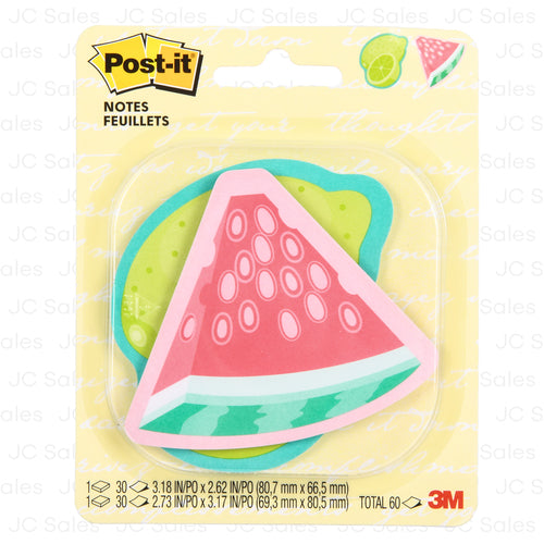 WHOLESALE POST IT NOTES WATERMELON & LIME SHAPE SOLD BY CASE Supply