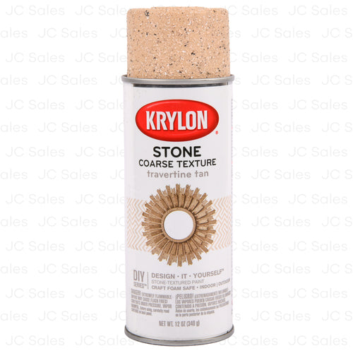 WHOLESALE KRYLON STONE COARSE TEXTURE FOAM TAN 12-OZ SOLD BY CASE Fashion