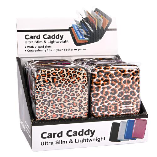 WHOLESALE CARD CADDY ASST ANIMAL PRINT SOLD BY CASE Online