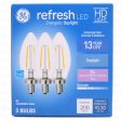 WHOLESALE GE REGRESH LED DAYLGHT BULB CANDELABRA 25WT 3PK SOLD BY CASE Discount