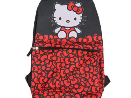 WHOLESALE HELLO KITTY RED BOWS BACKPACK SOLD BY CASE For Cheap