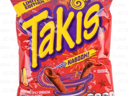 WHOLESALE TAKIS KABOOM TORTILLA CHIP 3.25-OZ SOLD BY CASE For Cheap