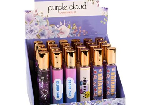 WHOLESALE WOMEN S EAU DE PARFUM PURPLE CLOUD MINI ASST 0.67 OZ SOLD BY CASE For Cheap