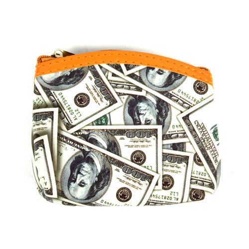 WHOLESALE COIN PURSE DOLLAR BILLS PRINT SOLD BY CASE For Discount