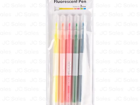 WHOLESALE SLIM MARKING HIGHTLIGHTER 5CT W ASST COLORS SOLD BY CASE Online