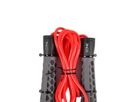 WHOLESALE GO ZONE CARDIO JUMP ROPE W  GRIP HANDLES - RED SOLD BY CASE Supply