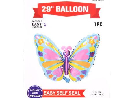 WHOLESALE 18 FOIL MYLAR BALLOON BUTTERFLY SOLD BY CASE Supply