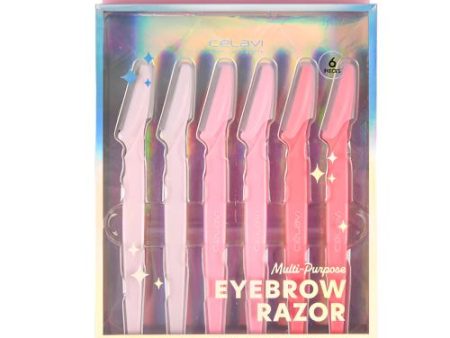 WHOLESALE CELAVI MULTI-PURPOSE EYEBROWN RAZORS 6PC SOLD BY CASE For Cheap